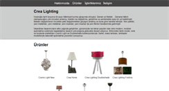 Desktop Screenshot of crealighting.com