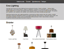 Tablet Screenshot of crealighting.com